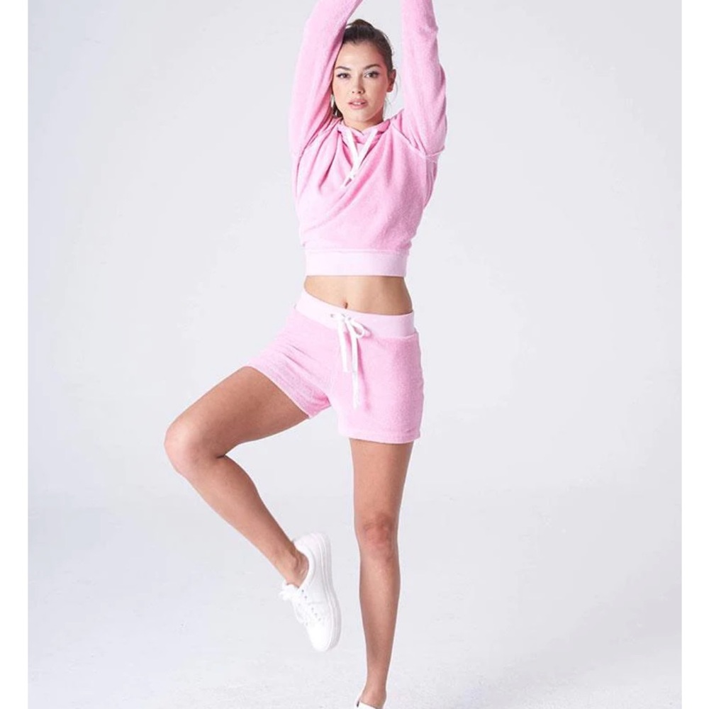 Brand New High Waisted shorts. Tags on. light  Pink color Size M